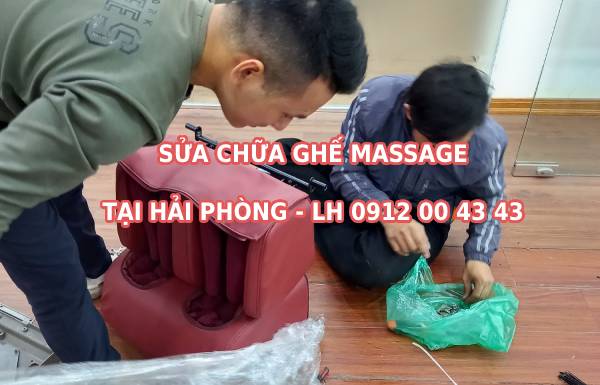 Sửa chữa ghế massage tại Hải Phòng